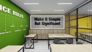 Minimalist Start Up Office - Jogja Interior